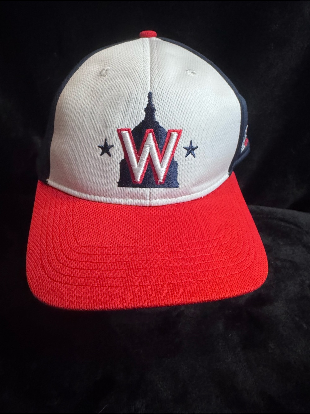 Washington Nationals MLB OC Sports Strapback Hat Red White Blue Cap OSFM